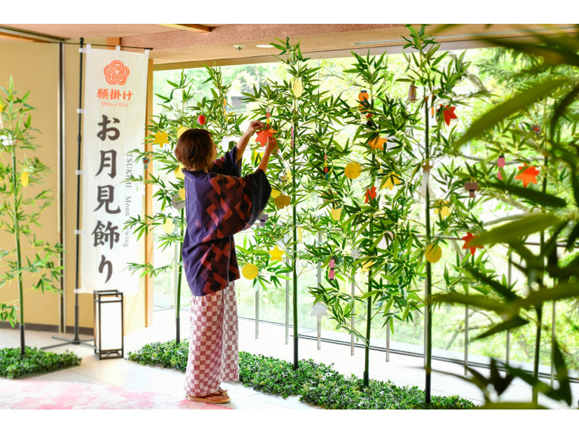 願掛けお月見飾り（イメージ）