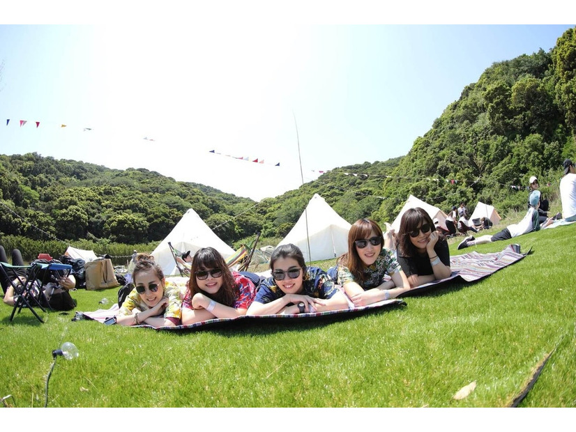 河川敷は広々とした気持ちの良い空間です