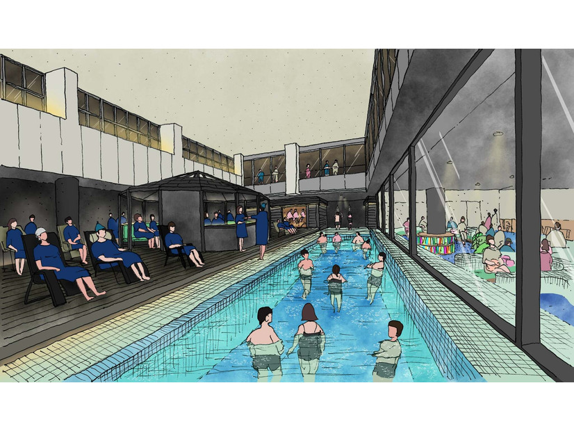 福井・かいほつの湯が2026年8月リブランドオープン——40名収容のスタジアム型など4種サウナと水風呂LAGOONを備える「サウナガーデンMoi」全体構想を公開