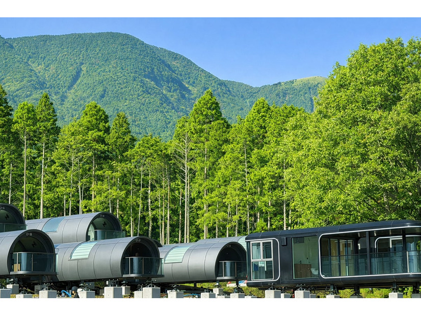 阿蘇カルデラの懐に温泉付きトレーラーハウス＆ドームテント全34室「南阿蘇フィールドホテル」が5月30日グランドオープン