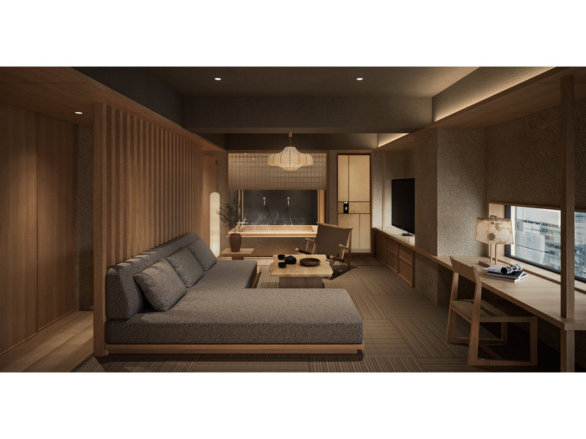 「ONSEN RYOKAN 由縁 新宿」に箱根の温泉付きスイートルーム誕生 予約受付開始