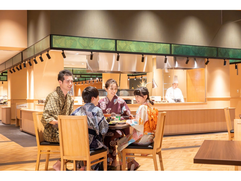 プレミアムなバイキング会場のイメージ