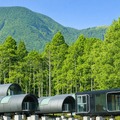 阿蘇カルデラの懐に温泉付きトレーラーハウス＆ドームテント全34室「南阿蘇フィールドホテル」が5月30日グランドオープン