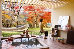 星野リゾート「界 仙石原」が温泉×アートの2泊3日リトリート滞在を販売——露天風呂付きテラスをプライベートアトリエに